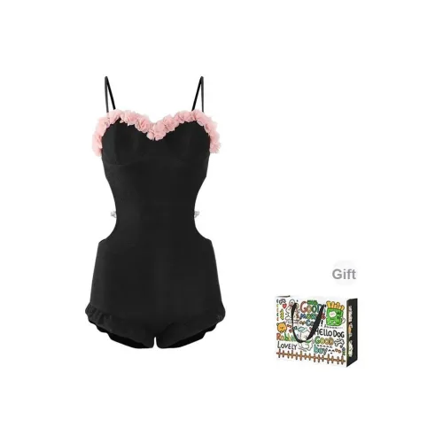 Dippanis Черная сумка для покупок Женские Наборы купальников