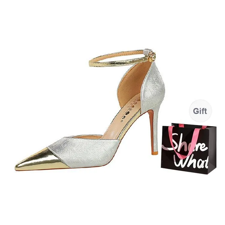 BIGTREE Slim Heel High Heels Women's-9