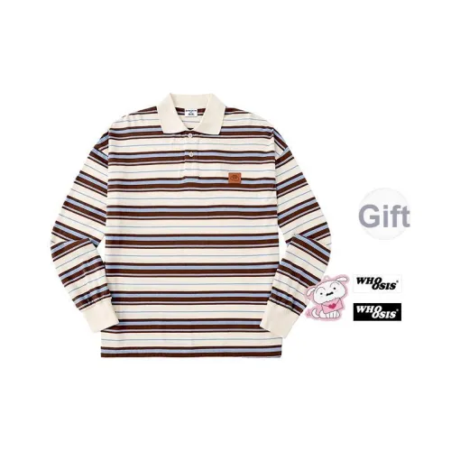 WHOOSIS X Карандаш SHIN Chan Коллаборация Series Унисекс Поло