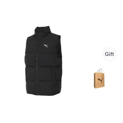 PUMA Vest Men's Black Shopping Bag Included