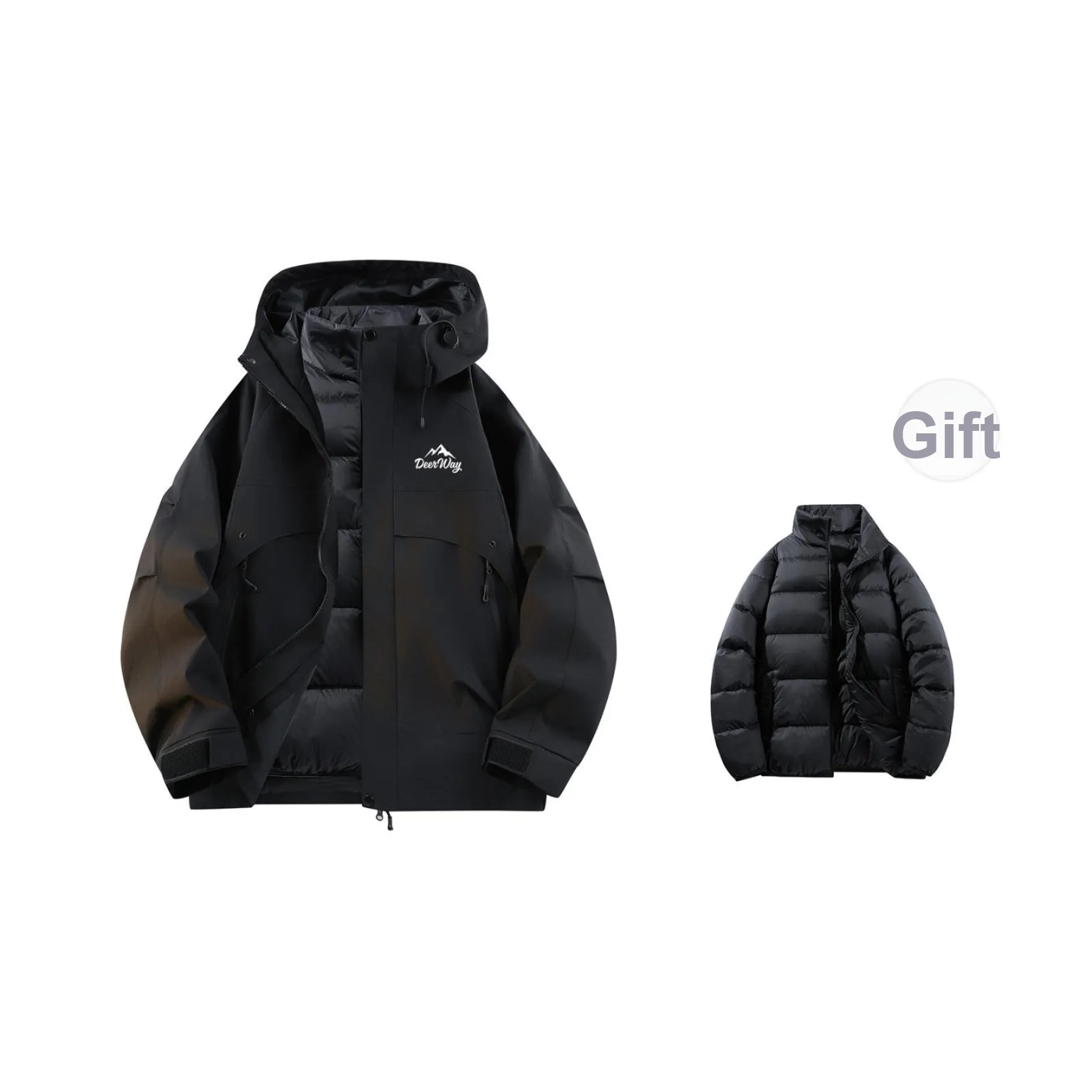 DEERWAY Водонепроницаемый и Ветрозащитный для сохранения тепла Ветровка Унисекс