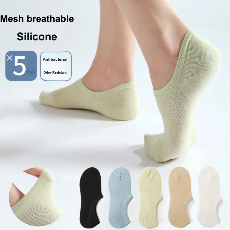 LoveEsteem No Show Socks Women's 5 Pack-1