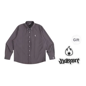 BURNIN Shirt Unisex Purple Gray