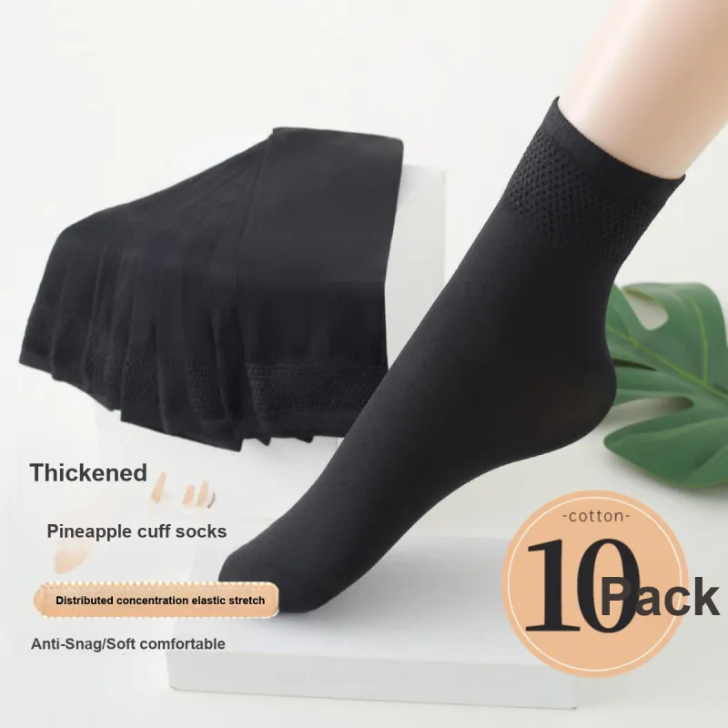 Yalu Mid Calf Socks Women's 10 Pack-6