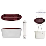 City33 (Glacier White) Burgundy Liner+Shoulder Strap Pad[Pressure-Relief Two-Piece Set]