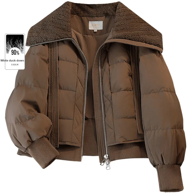 Cypress House Down Jacket Women's Dark Coffee-1