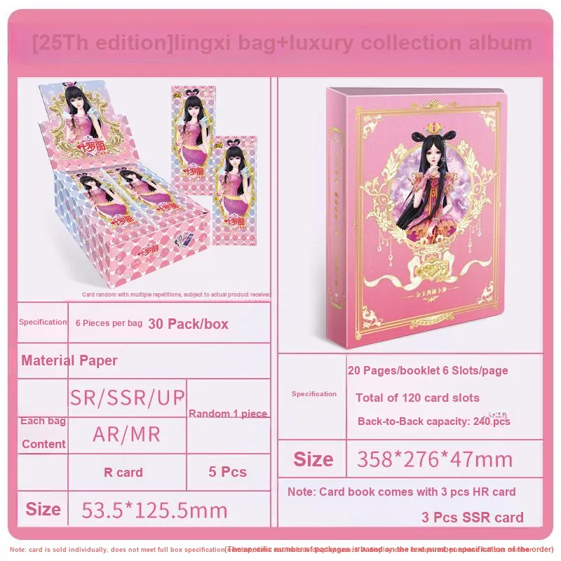 KAYOU Wang Mo, Yeloli, Shui Qingli Enchanted Realm Holographic Card, 25th Edition IP/Anime Cards 1 Box 30 Bags-5