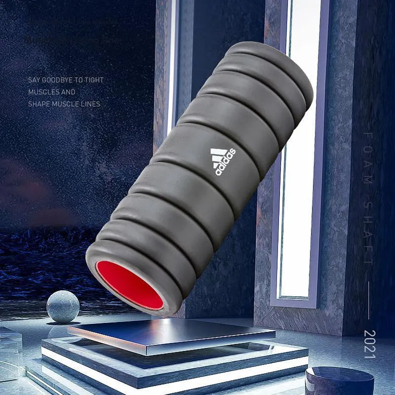 Adidas Hollow Foam Rollers Yoga Body Sculpting Black EVA ABS 38cm-2