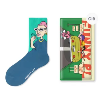PL Mid Calf Socks Unisex Shopping Bag 1 Pack