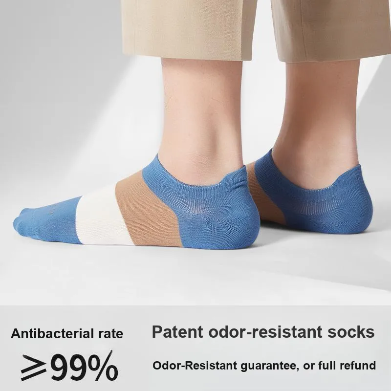 INVISIBLE No-Show Socks Unisex 5 Pack Mixed Color-1