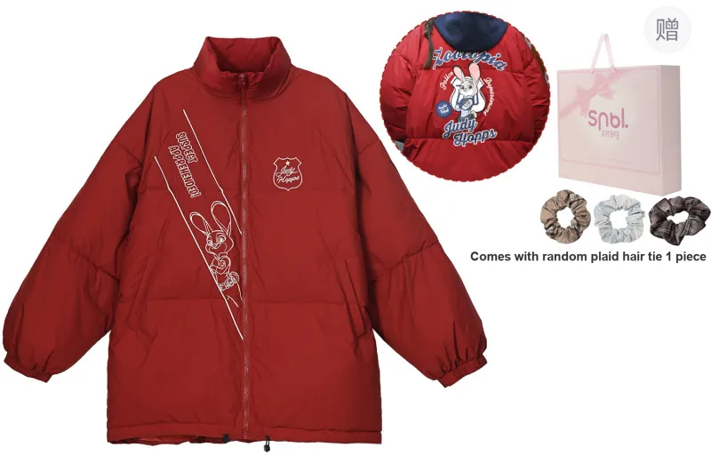 SNBL x FENGKUANGDONGWUCHENG LIANMINGKUAN Puffer Jacket Unisex-0