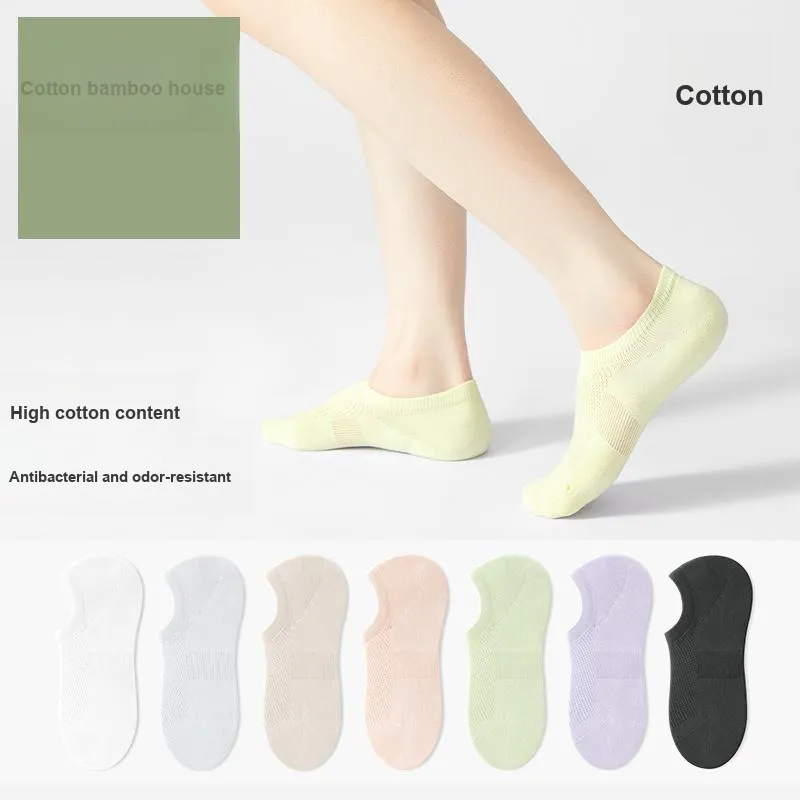 B&C.Room SS24 No Show Socks Spring Summer Women's 6 Pack-7