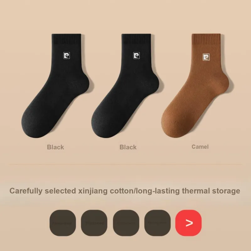 PIERRE CARDIN Mid Calf Socks Men's 3 Pack With Box Included-12
