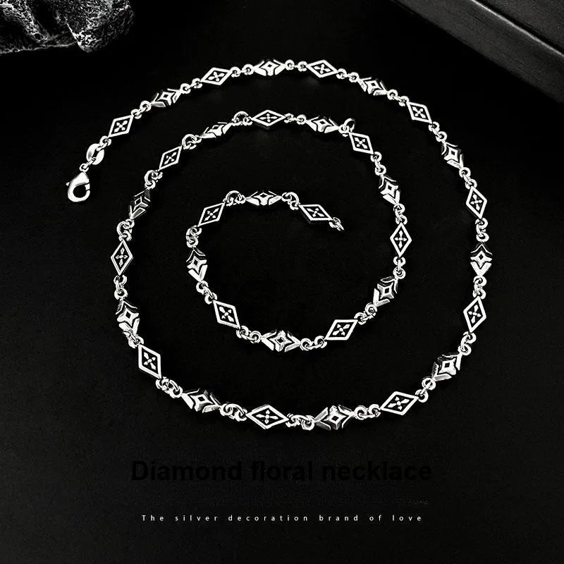 COISE S925 Silver Necklaces Men's-5