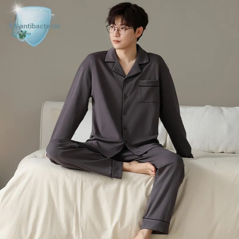 GOSO Pajama Set Men's Dark Gray-6