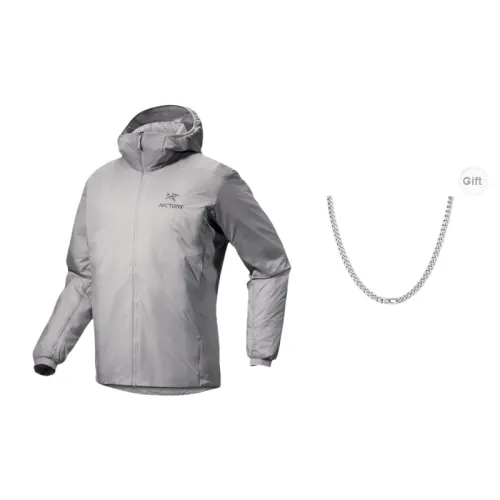 Arcteryx Beta Series Puffer Jackets Men Enigmatic Gray With Free Necklaces