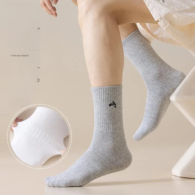 MIIOW Cool One Summer Series Mid Calf Socks Men's 5 Pack-5