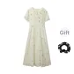 (Apricot+Hair Tie) Comes with