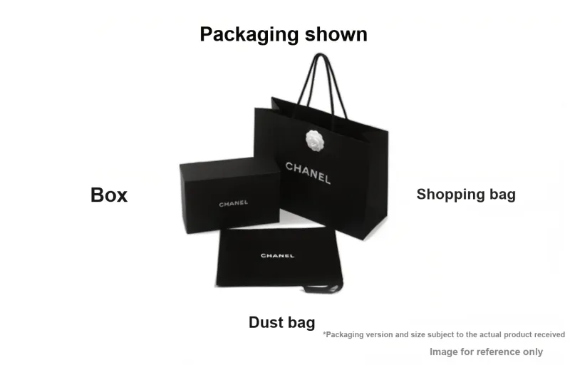 CHANEL Resin Glass Makeup Box, Crossbody Bag, Shoulder Bag Women's Black & White-6