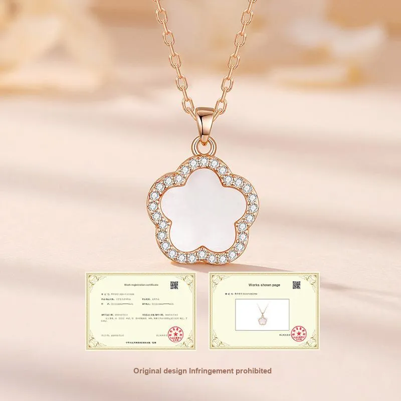 Schloney 925 Sterling Silver Necklaces Women's-5
