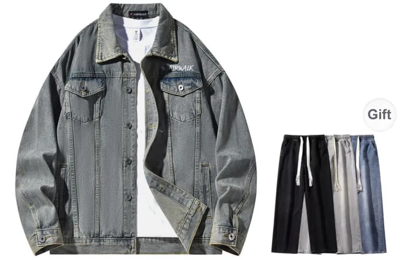 Airwalk Denim Jackets Unisex-25