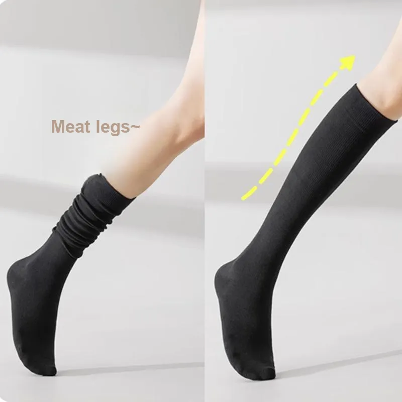 Avanti Knee High Socks Women's 2 Pack Black-5
