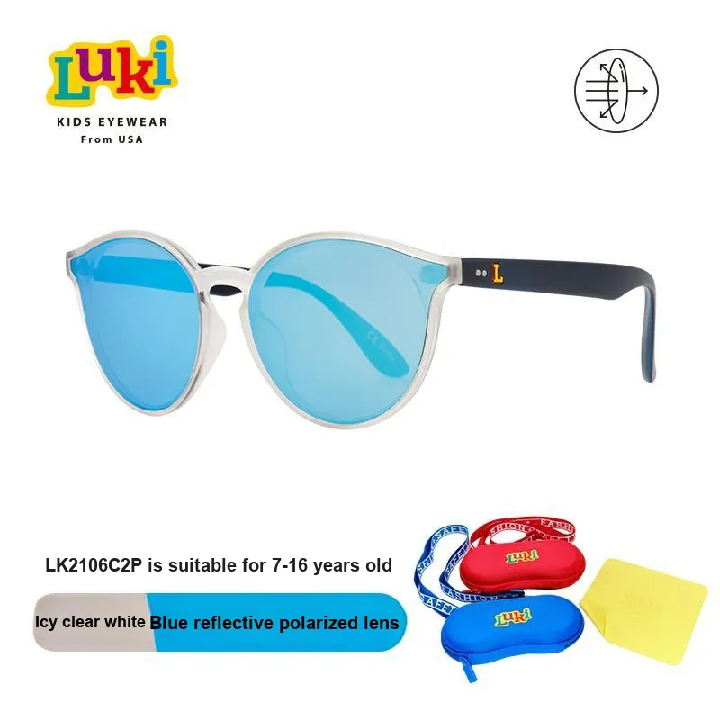LUKI TR/Memory Plastic Round Sunglasses Kids'-18