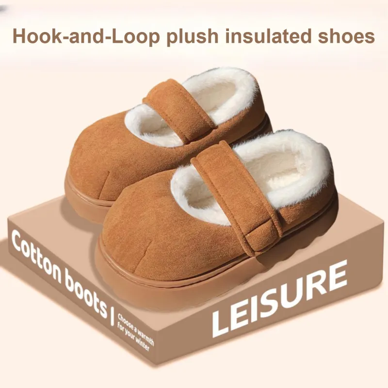 SHIGUDE Cotton Home Slippers Women's Light Khaki-7