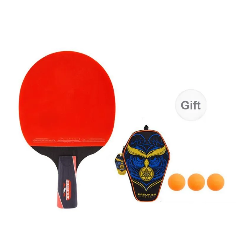 KASUP 8118 Ping Pong Paddles Unisex Red-6