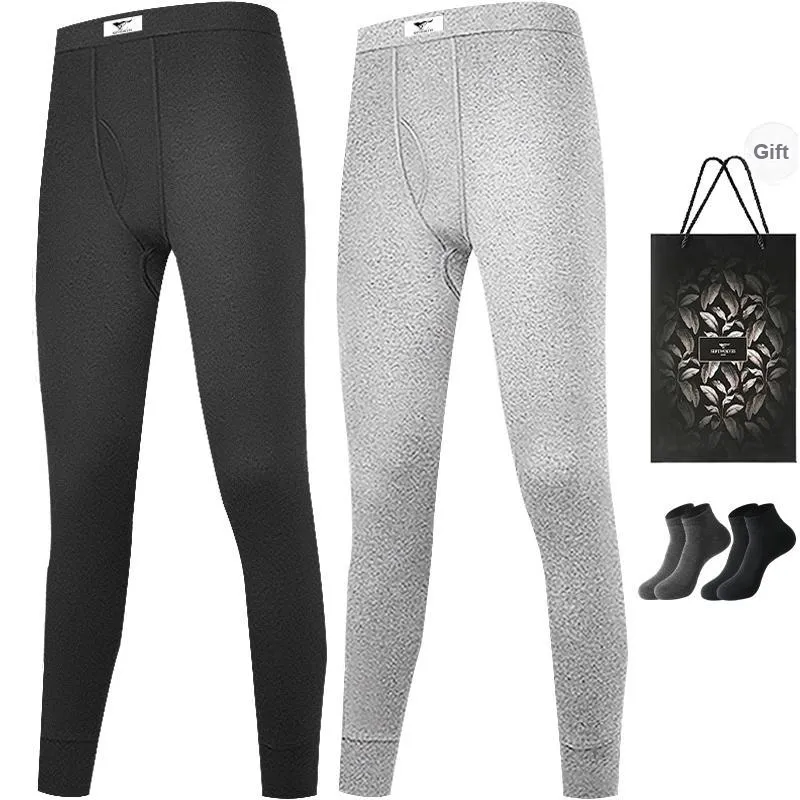 SEPTWOLVES Thermal Pants Men's 2 Pack+Shopping Bag