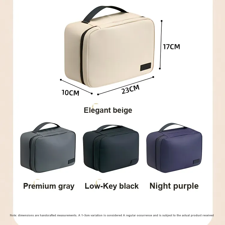 Love Of Wormwood Thickened PU Waterproof Storage Bag Portable Toiletry Bag Portable-3