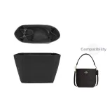 City17 Bucket Bag Liner-Black[with Zipper · Anti-Drop Design]