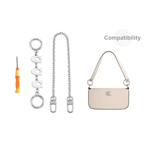 Luxury Care Artisan Workshop Металл Буква Extension Piece Продается отдельно Сумка Аксессуар Ремень Женская Белый Черный