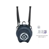 Black Blue Ball Bag+3 Pack Candy Socks (White *2+Purple *1)