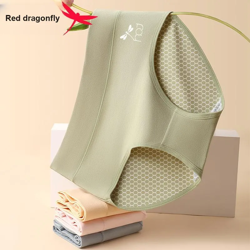 RED DRAGONFLY Cotton Panties Women's 3 Pack Gift Box Set-5
