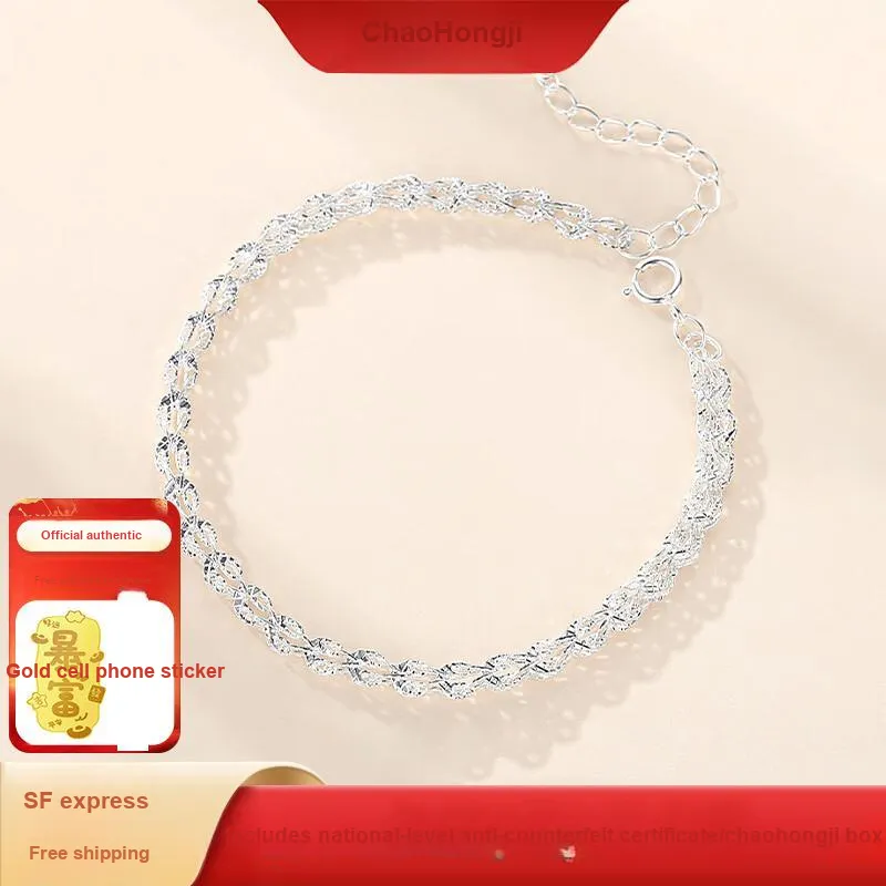 CHAOHONGJI S925 Silver Bracelets Women's-6