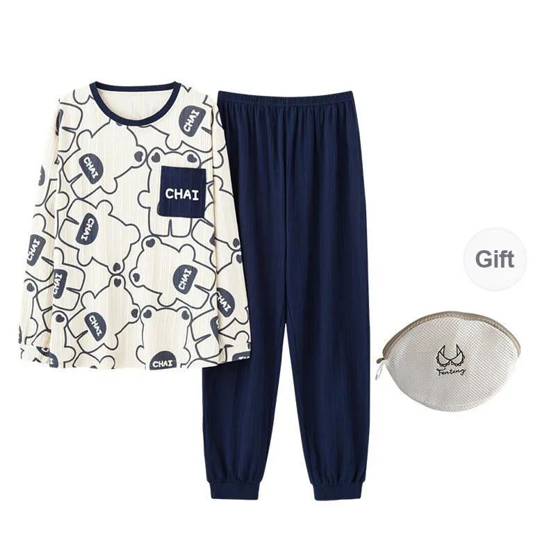 FENTENGCARE Pajama Set Men's Image Color-0