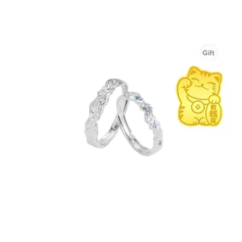 TIANJUE S999 Fine Silver Rings Unisex