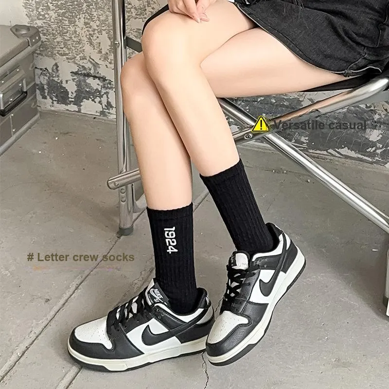 Lan Miao Mid Calf Socks Women's Combo Set-17
