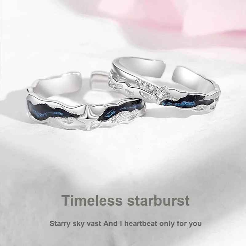 Diamond International 925 Sterling Silver Rings Unisex-1