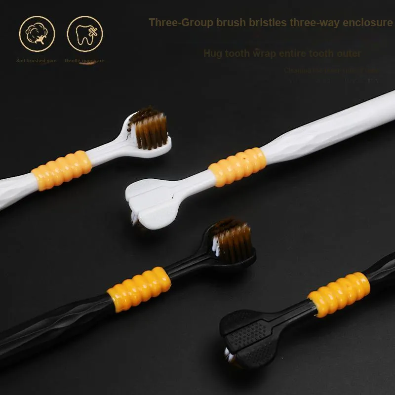 DOLEK Three Sided Toothbrushes Cleaning Dental Care-2
