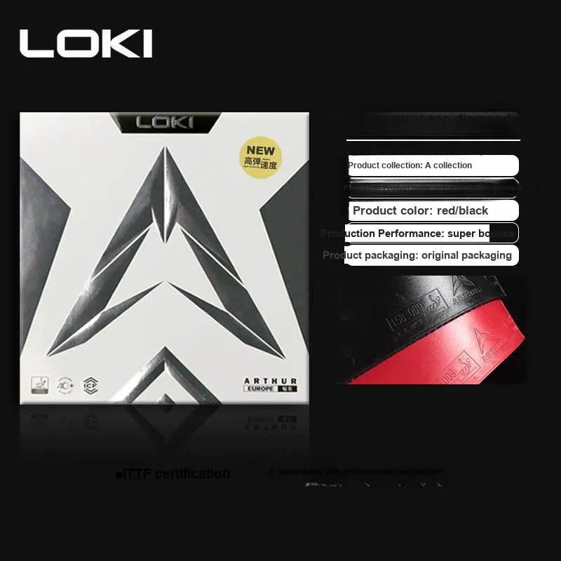 LOKI European Diamond Edition Table Tennis Rubbers Sponge, Rubber Inverted Rubber All Compatibility Basic, Adults 2.1mm-3
