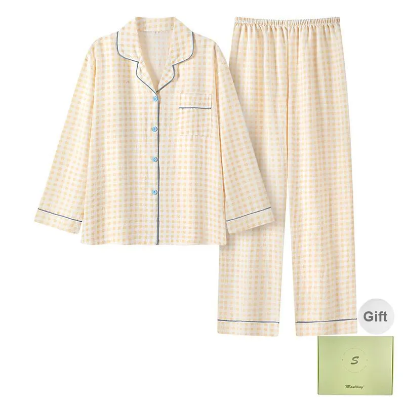Maultiay Pajama Gift Box Women's Yellow-0