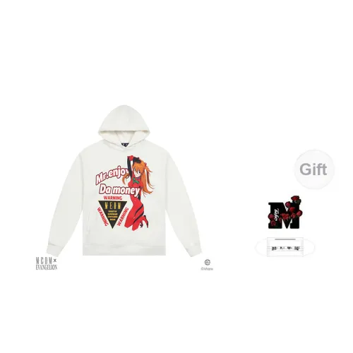 MR.ENJOYDA MONEY MEDM X EVA Co-brand Sweatshirts Unisex White