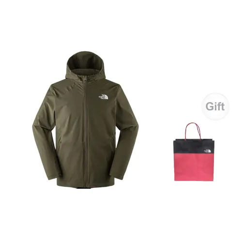 THE NORTH FACE Sun Protection Clothing Men Green+Gift Bag