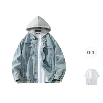 FAX FOR FMACM Denim Jacket Unisex Black