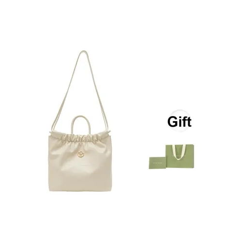 VANESSA HOGAN Сумка через плечо из коровьей кожи сумка-тоут сумка для покупок обычная сумка женская цвет экрю