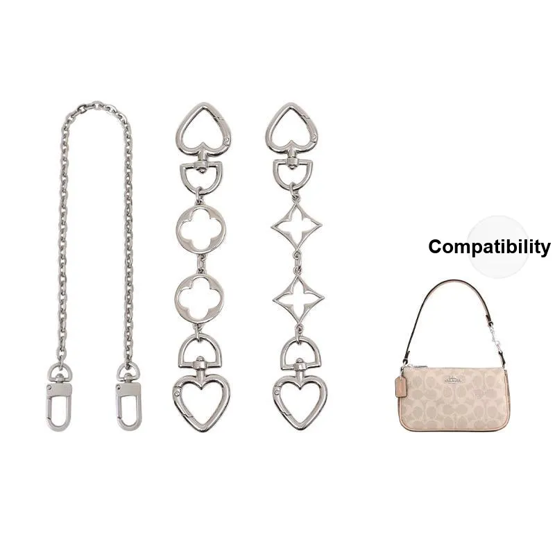Gloya Metal Combo Set With Multiple Accessories Bags Women's Silver-4