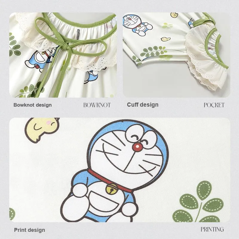 Gongdie x DUOLA A MENG , LIANMINGKUAN Nightgown Women's White, Gift Box Set-2