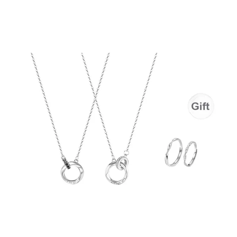 LUCA Sterling Silver Necklaces Unisex-6